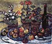 unknow artist, Fruits and flowers